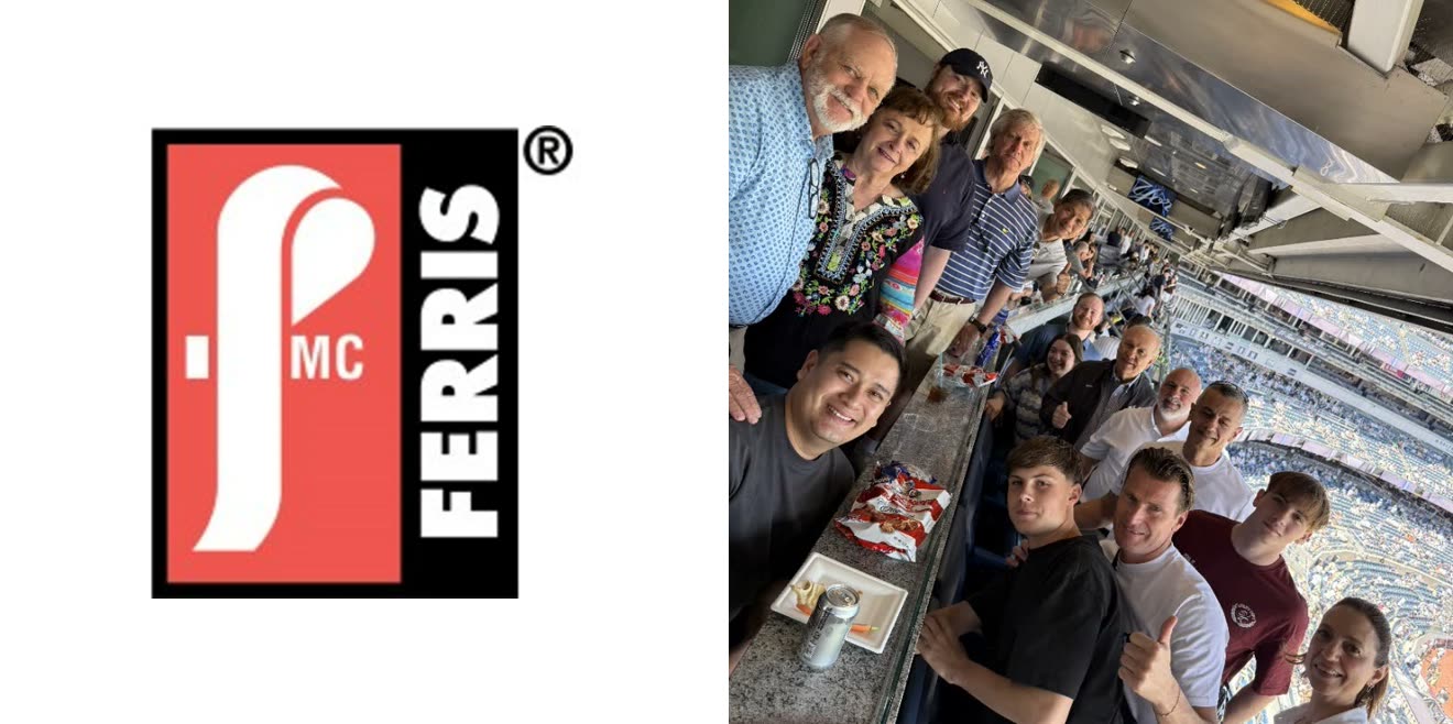 Thank you, Ferris Manufacturing — the group at the Yankees game